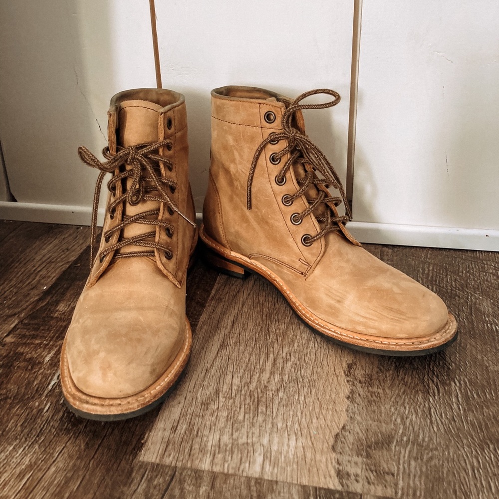 Nisolo all weather Amalia boot on color Tobacco